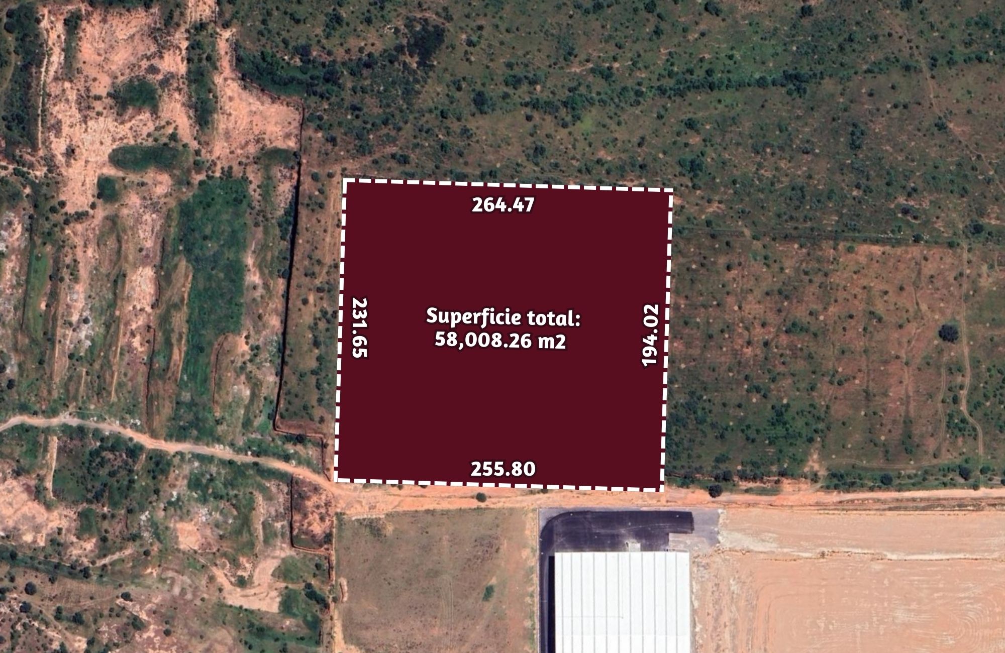 5.8 Hect&aacute;reas uso de suelo comercial, frente al Aeropuerto de Quer&eacute;taro