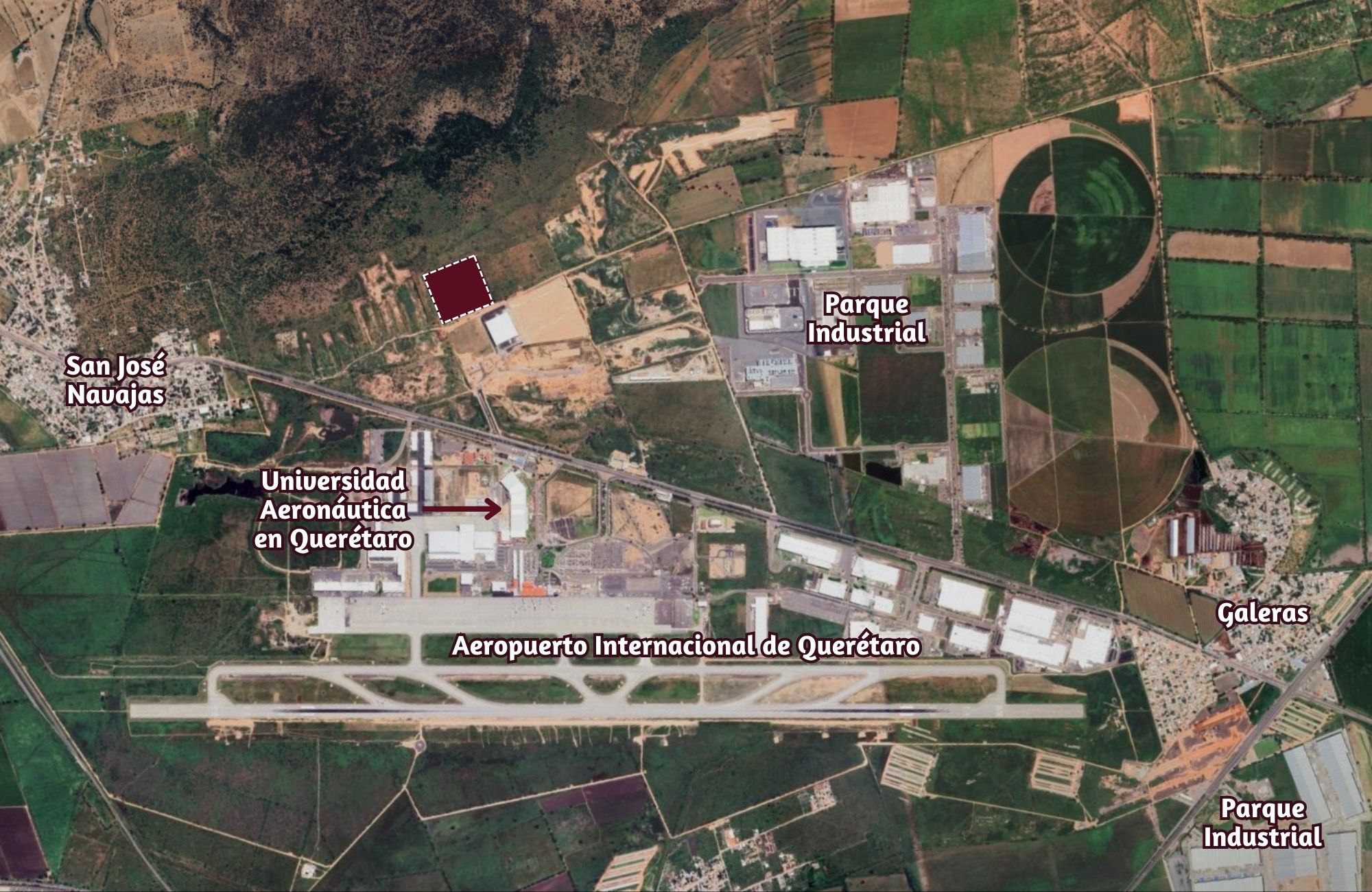 5.8 Hect&aacute;reas uso de suelo comercial, frente al Aeropuerto de Quer&eacute;taro