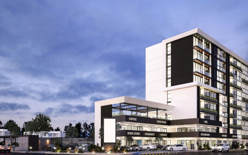Local comercial en venta dentro de desarrollo residencial, Santa Rita Cholul