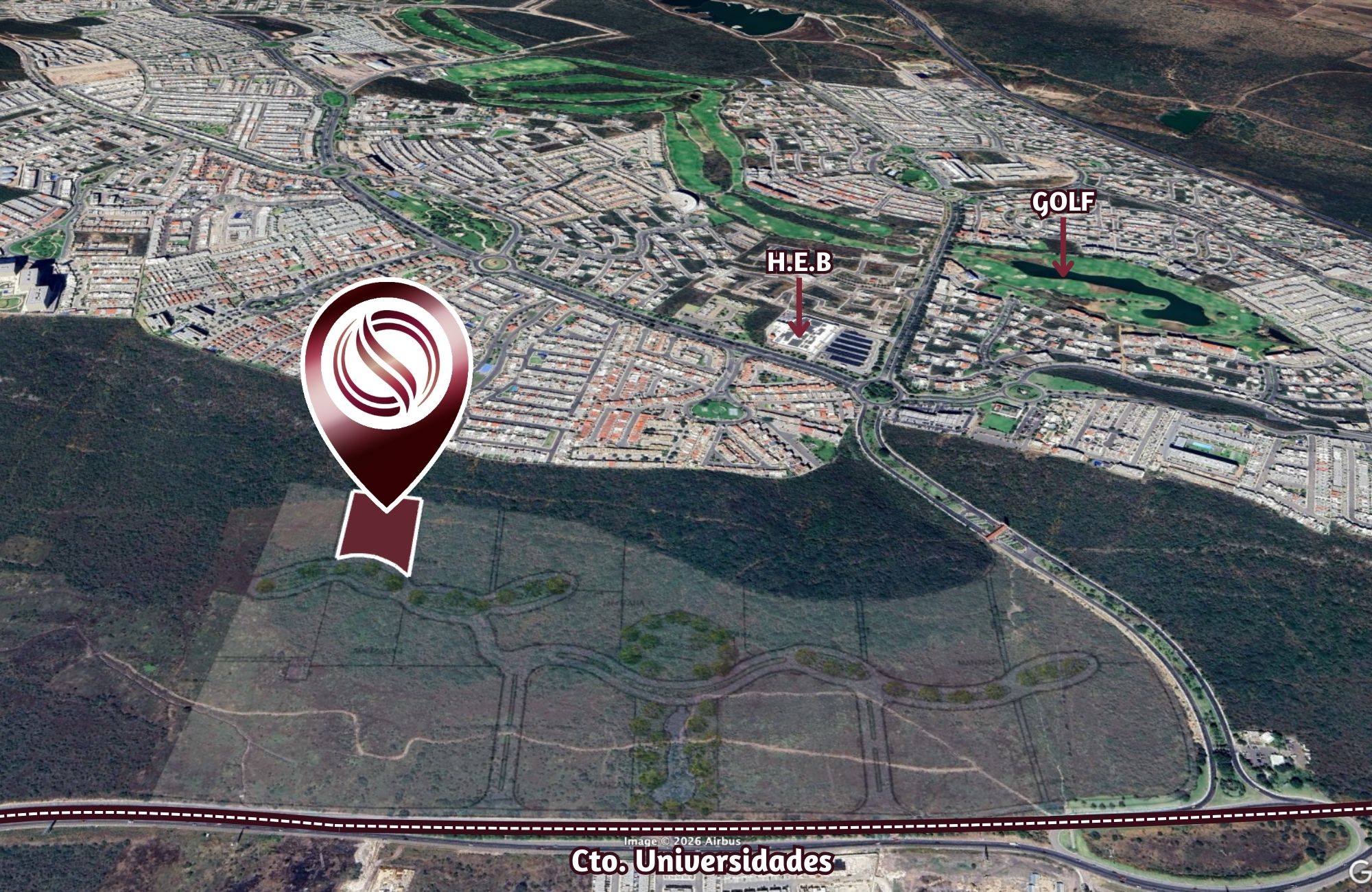 Macrolote de&nbsp; 23,588 m2 en comunidad cerrada, en venta, El Marqu&eacute;s, Quer&eacute;taro