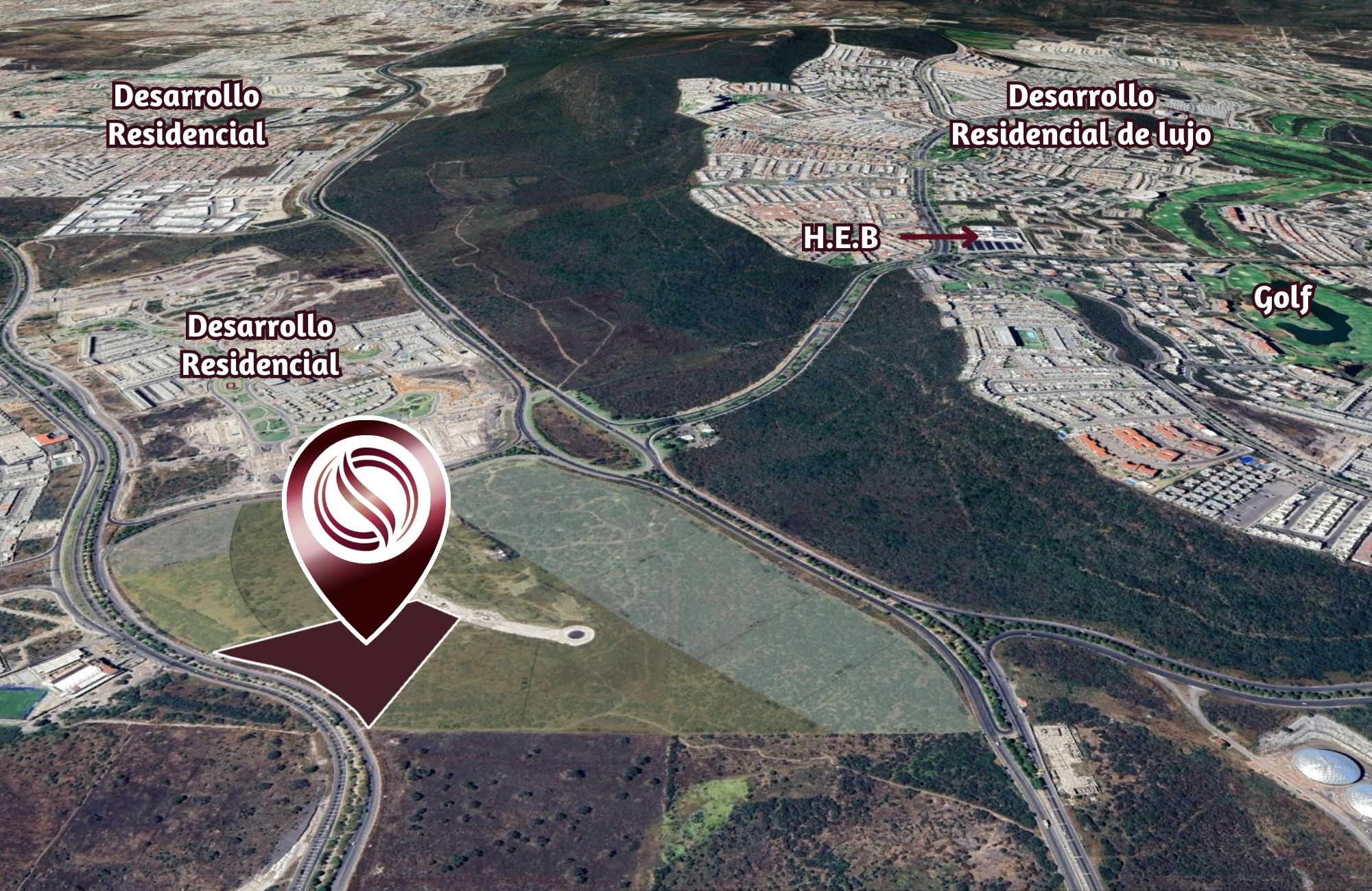 Lote comercial en comunidad de lujo, en venta, El Marqu&eacute;s, Quer&eacute;taro.