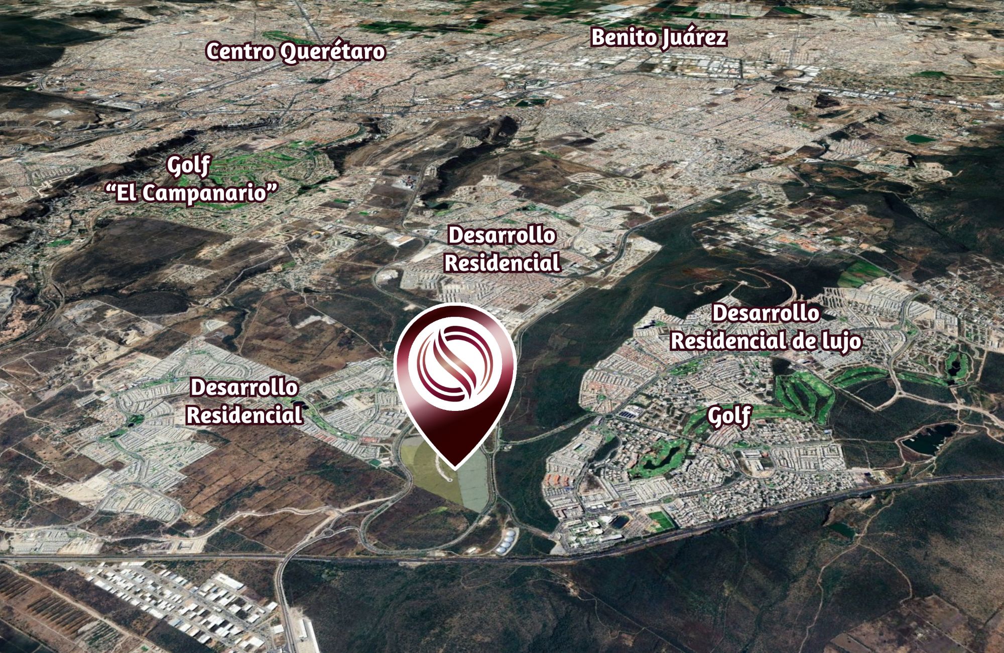 Lote comercial en venta en exclusiva comunidad de El Marqu&eacute;s, Quer&eacute;taro.