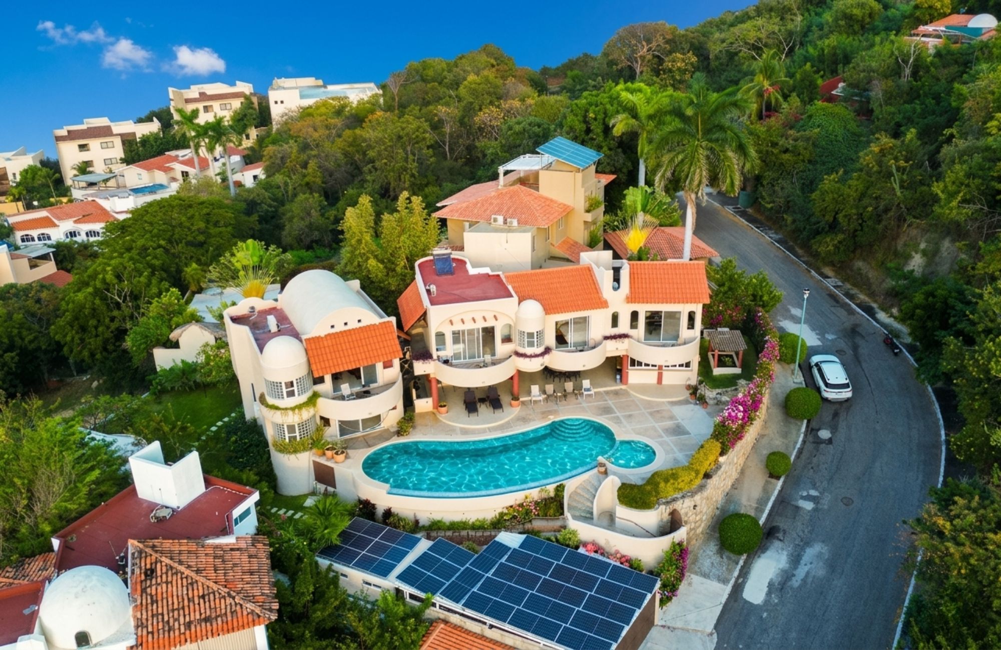 Hotel con vista al mar y alberca, en venta, Residencial Conejos, Huatulco