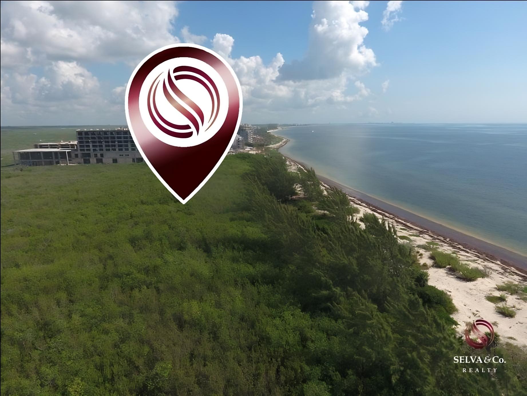 Terreno hotelero con 605 metros de playa, en venta, Puerto Morelos.