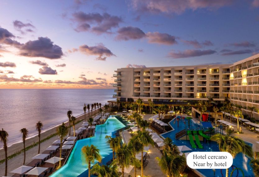 Terreno hotelero con 605 metros de playa, en venta, Puerto Morelos.