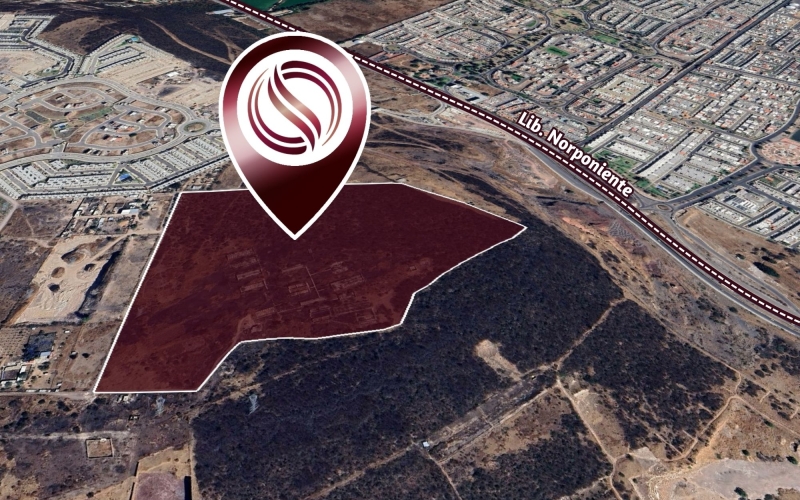 Macrolote Industrial cerca de Obrajuelo, lim&iacute;trofe Quer&eacute;taro, Guanajuato