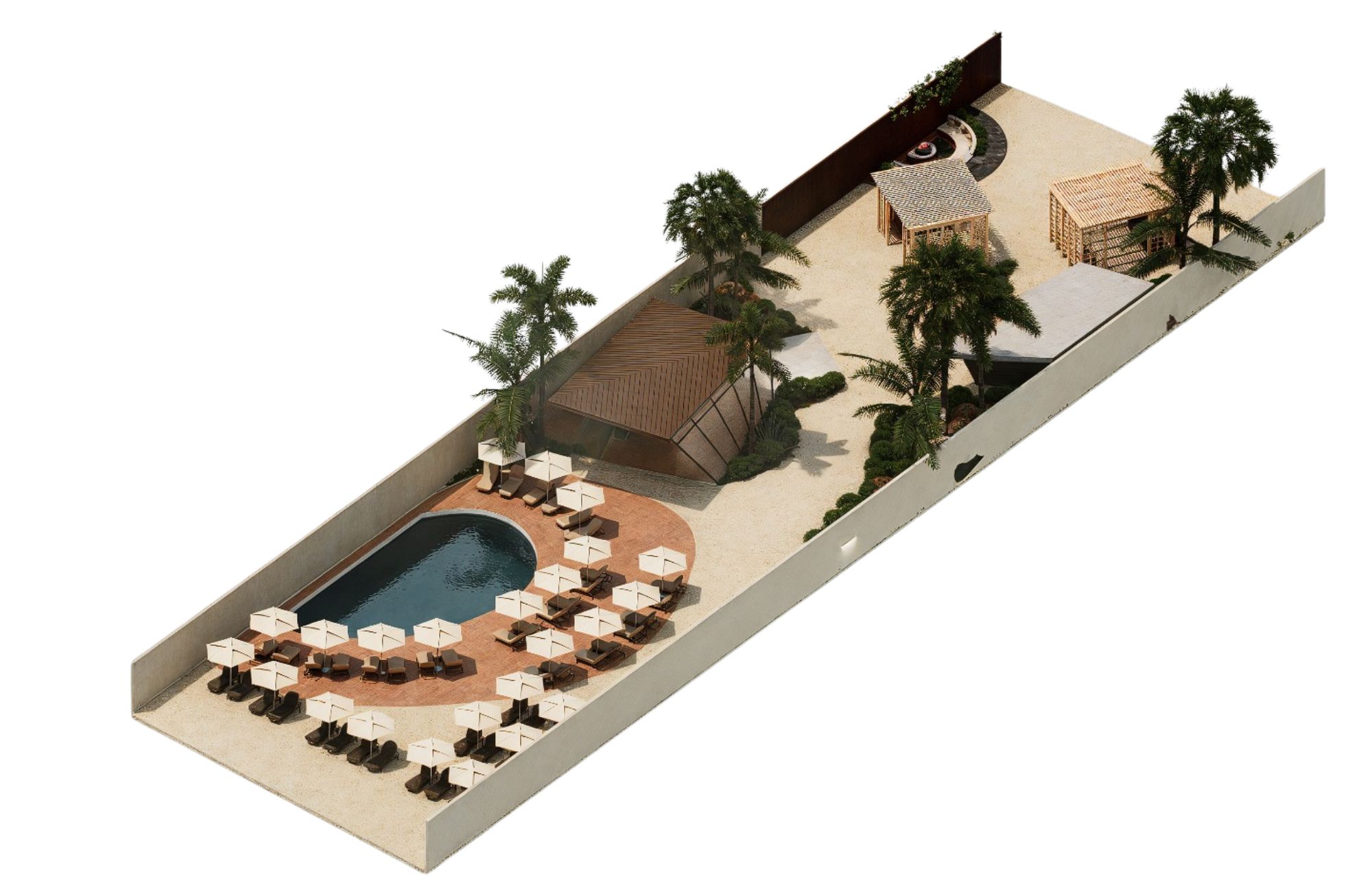 Beachfront lot with beach club, high-density mixed-use zoning for sale, Mahahual