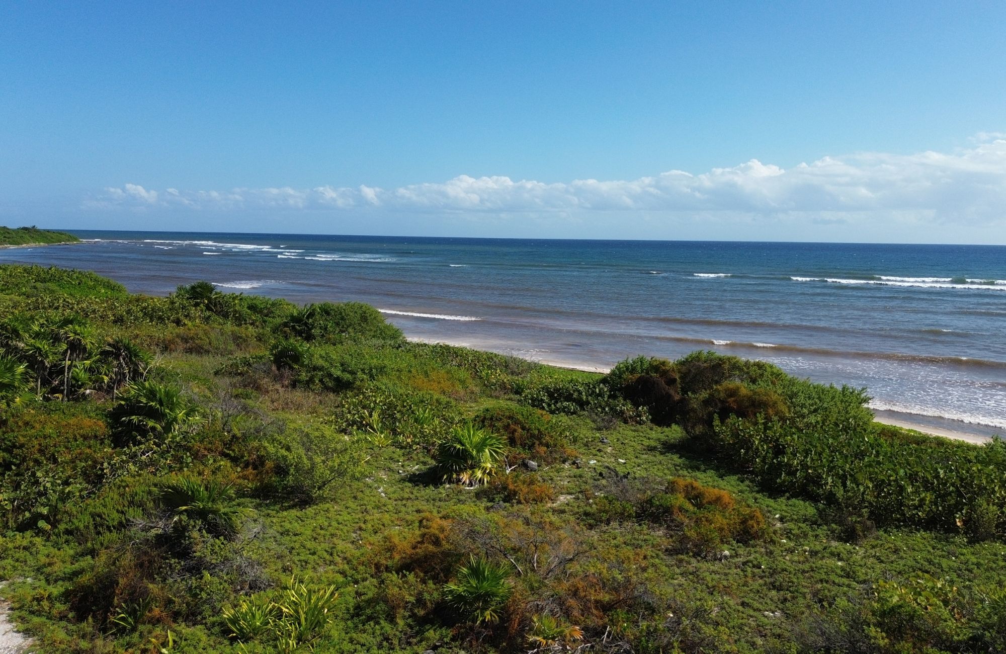 Beachfront lot with beach club, high-density mixed-use zoning for sale, Mahahual