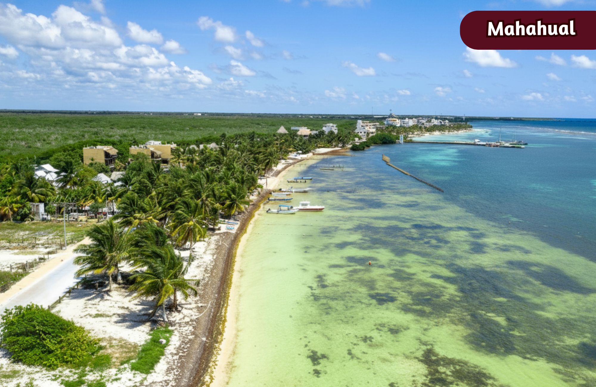 Beachfront lot with beach club, high-density mixed-use zoning for sale, Mahahual