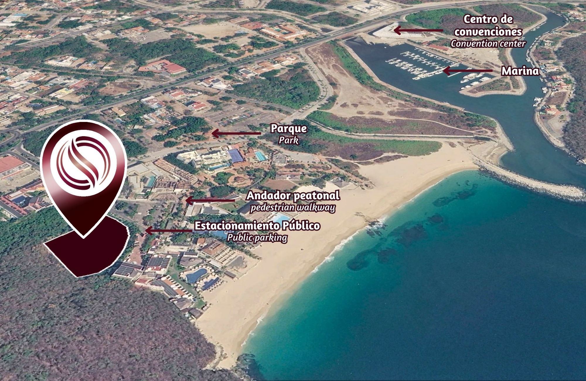 Terreno hotelero a solo 300 metros de la playa, en venta