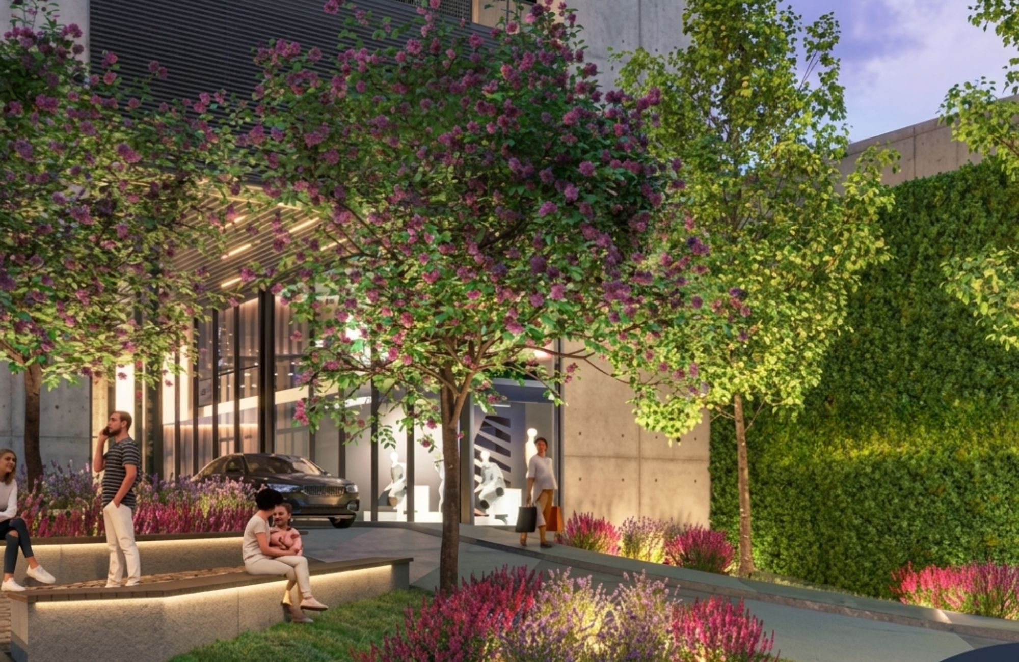 Ground-floor retail space in a commercial corridor, for sale