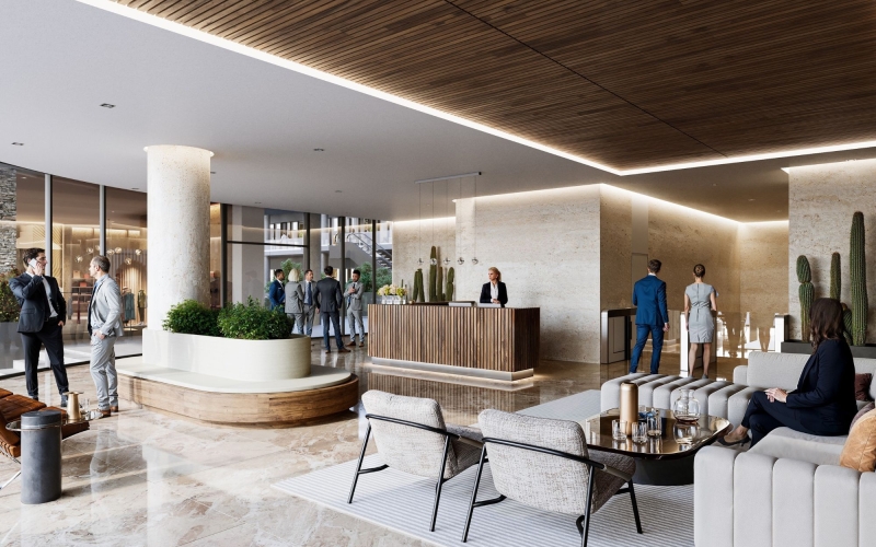 Oficina con terraza panor&aacute;mica y parque central en venta