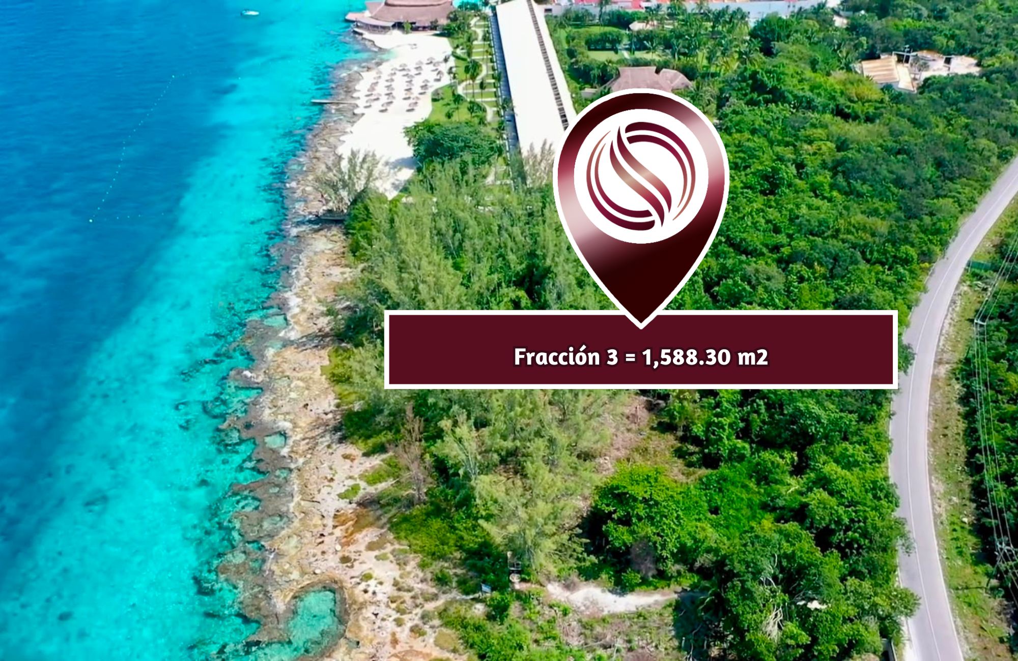 Lote comercial 1,345.69 m2 de topograf&iacute;a regular, frente al mar, en venta