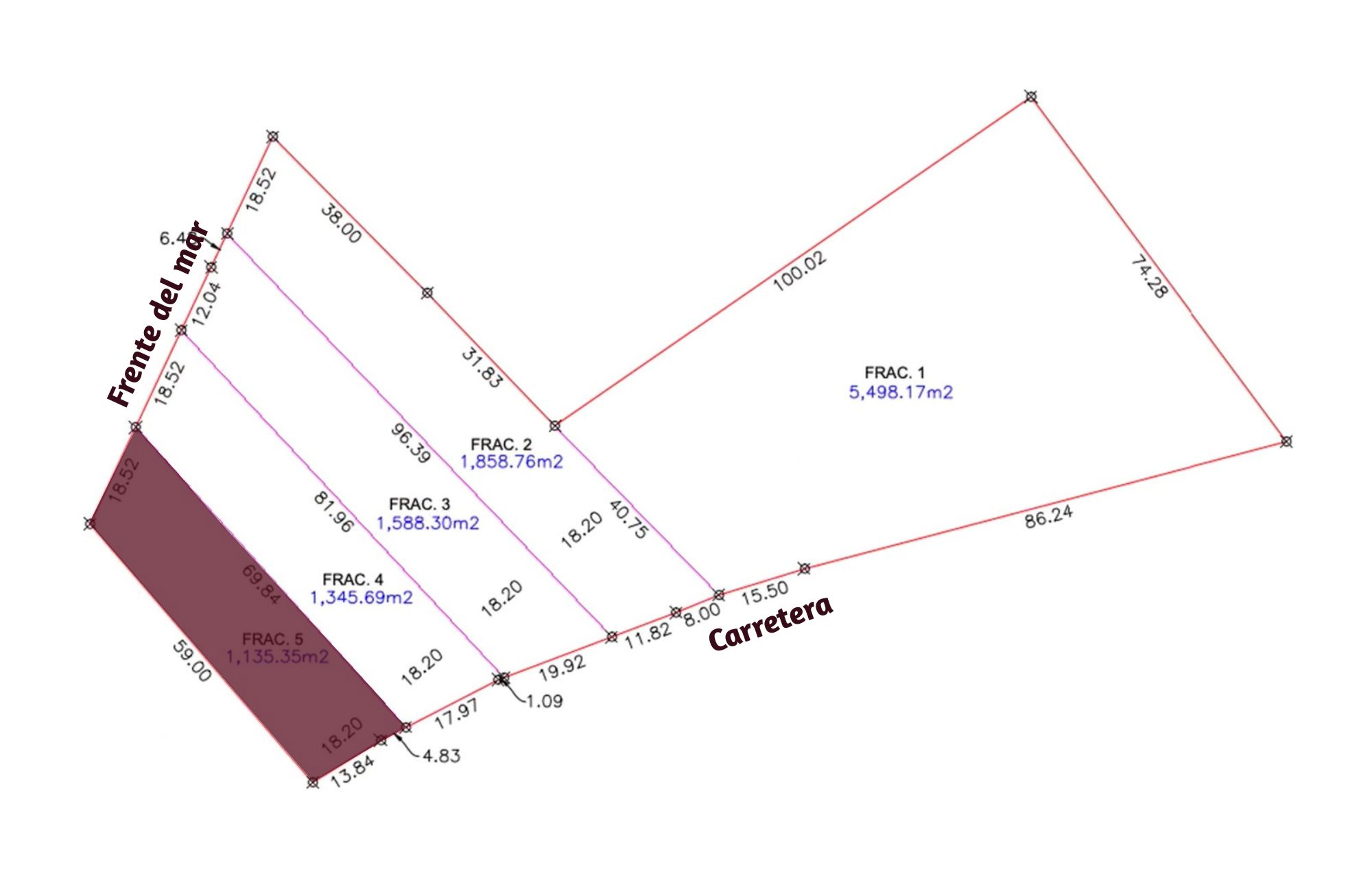 Lote comercial 1,345.69 m2 de topograf&iacute;a regular, frente al mar, en venta