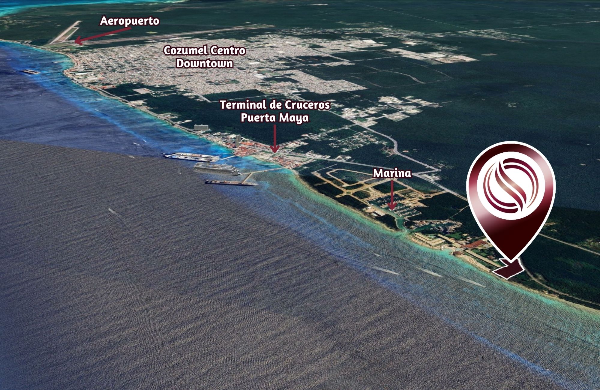 Macrolote comercial mixto frente al mar, en venta