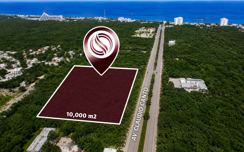 Lote mixto de 10,000 m2 a 800 metros de Puerta Maya, en venta