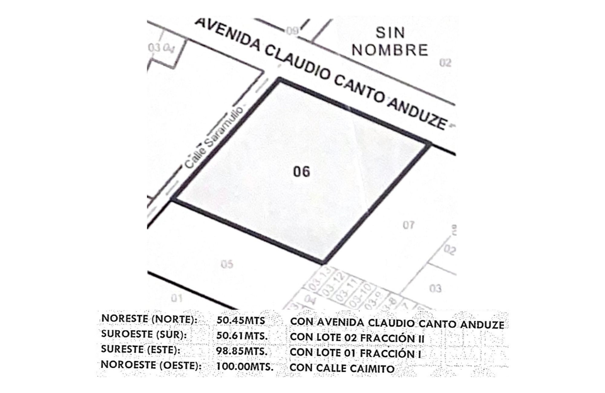 Lote mixto de 10,000 m2 a 800 metros de Puerta Maya, en venta