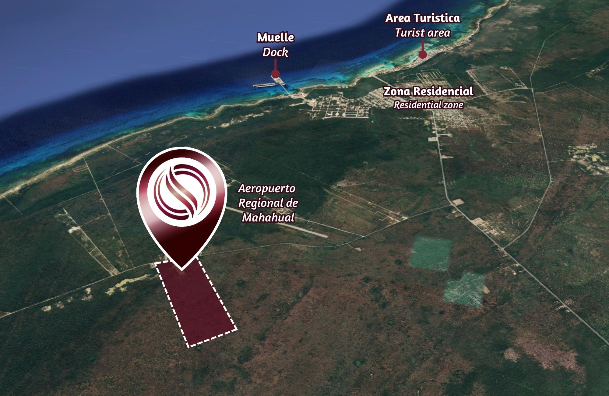 40 Hect&aacute;reas en venta, cerca del Aeropuerto Regional de Mahahual