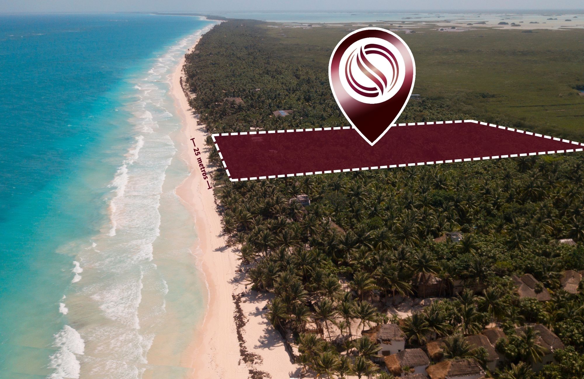 Lote Comercial en nueva Fase de Tulum, a unos metros de la playa