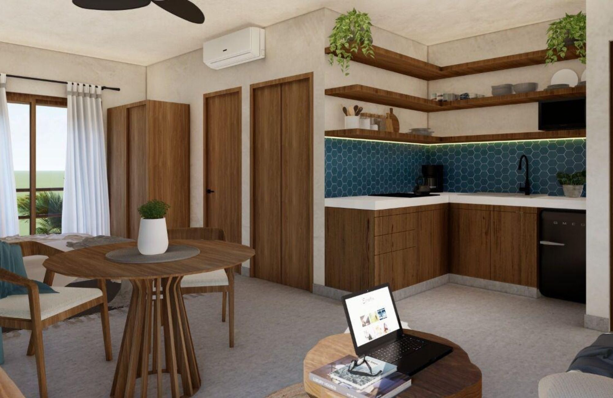 Edificio 12 estudios de 45 m2 cada uno, en obra gris, en venta
