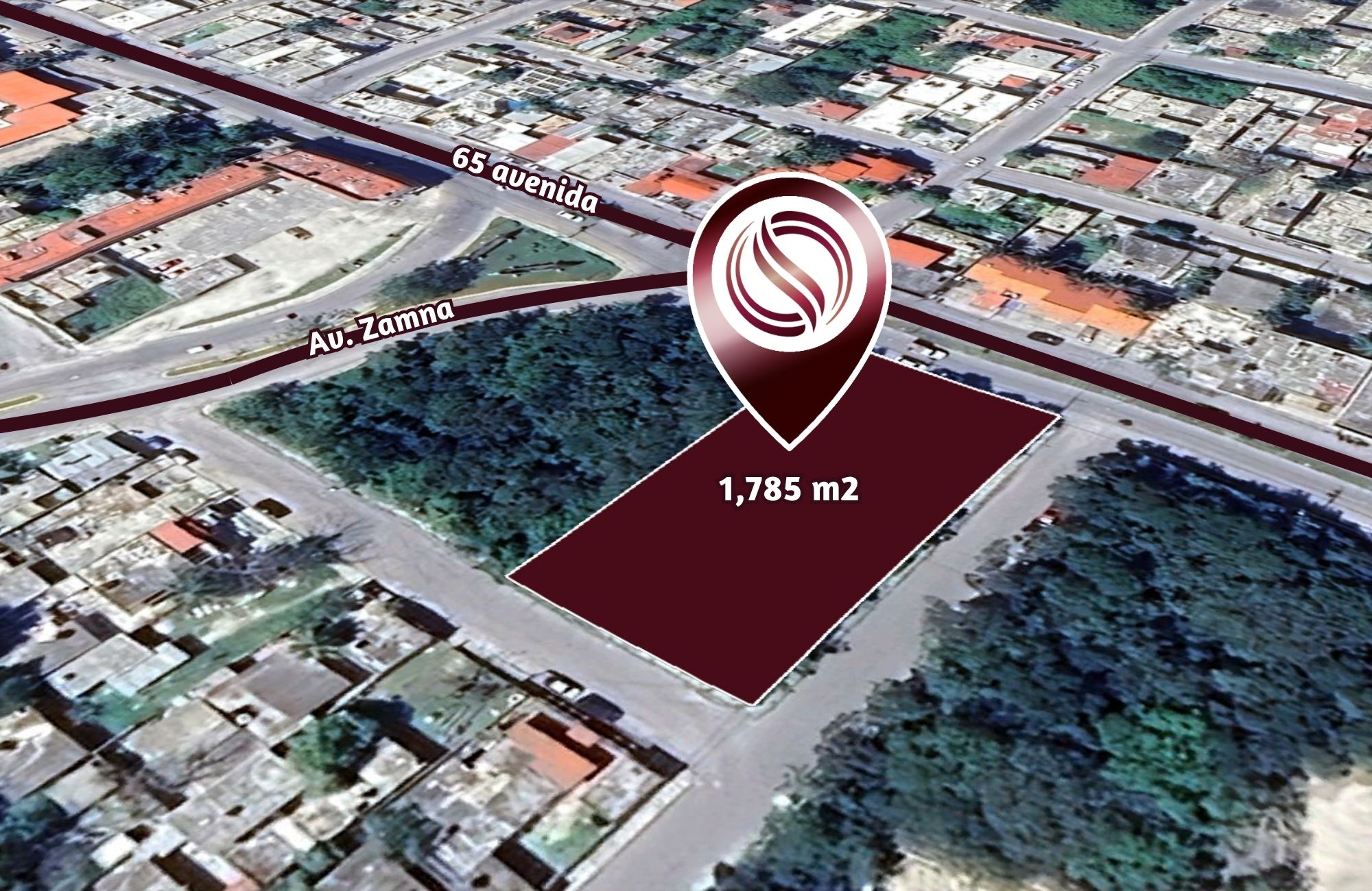 Macrolote de 2,104 m2 de uso mixto sobre Avenida 65, en venta