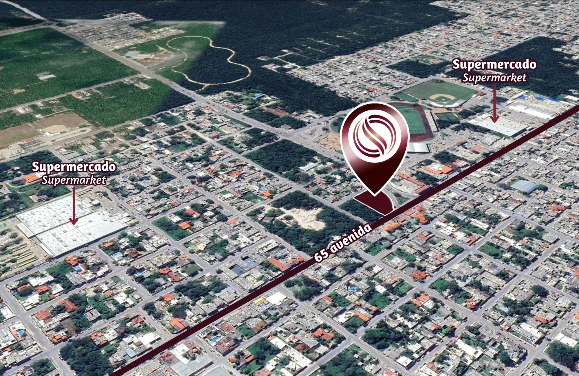 Macrolote de 1,785 m2 de uso mixto sobre Avenida 65, en venta