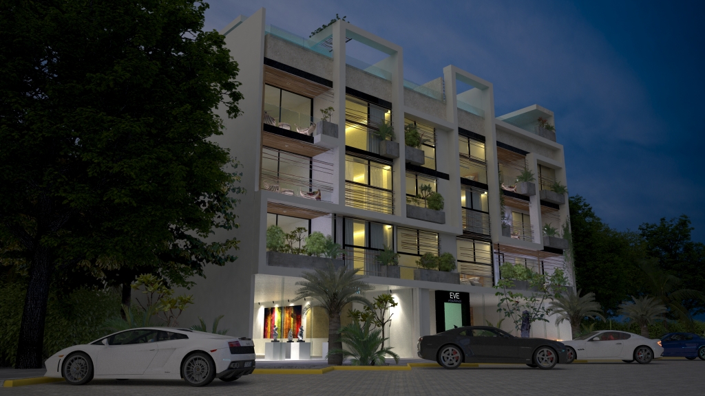 Local comercial doble altura en  venta en Aldea Zama Tulum