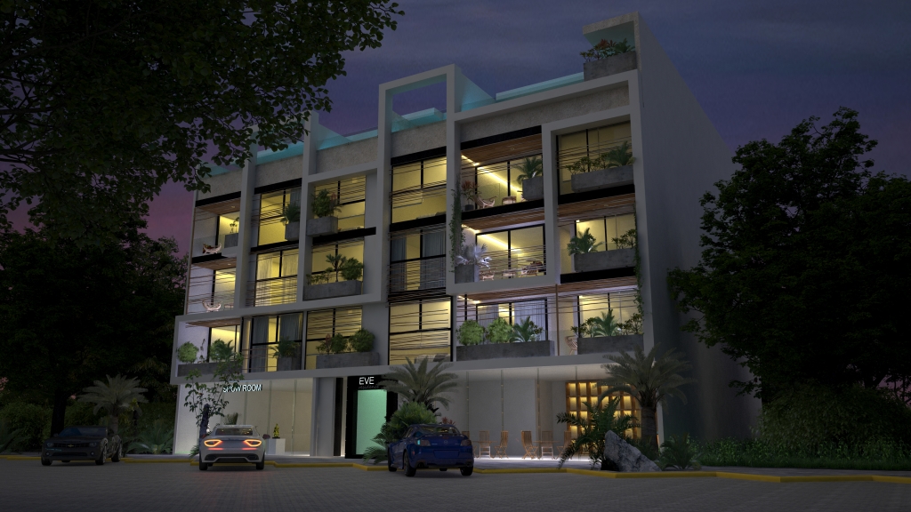 Local comercial doble altura en  venta en Aldea Zama Tulum