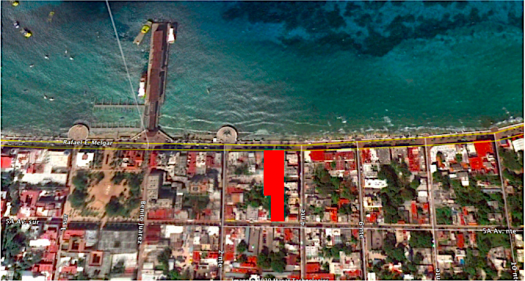 Terreno uso de suelo mixto, comercial - residencial en venta en Isla Cozumel, zona centro.