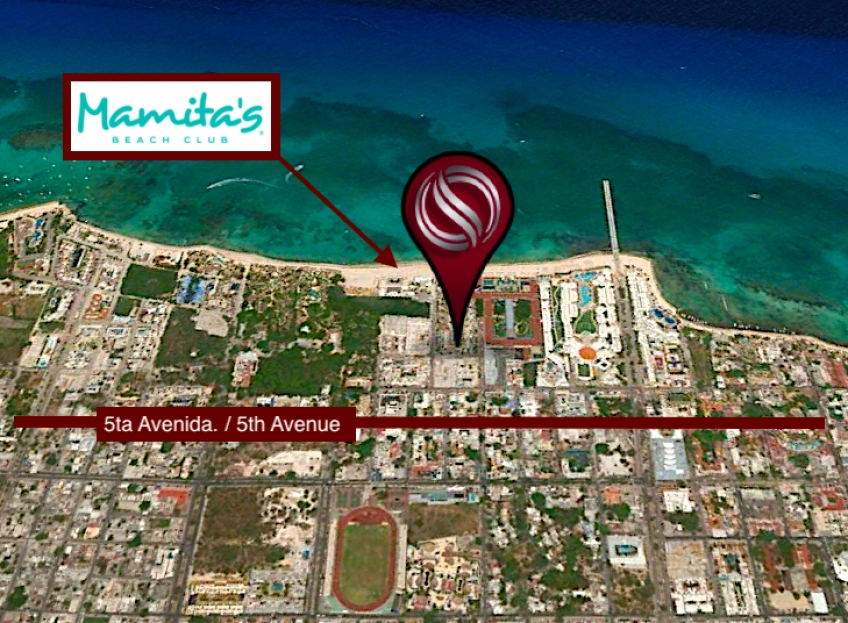 Commercial premises for sale in Mamita’s Beach area in Playa del Carmen.