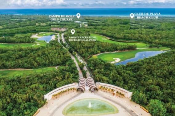 2 hectareas uso de suelo mixto, densidad: 264 viviendas, 6 niveles, uso comercial: 40,263 m2 en resi