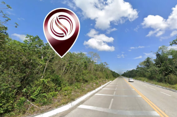 20 hect&aacute;reas de uso mixto en la entrada de Playa del Carmen, en venta