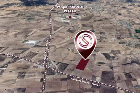21 Hectareas, uso de suelo Industrial, en venta Tolcayuca, Hidalgo.