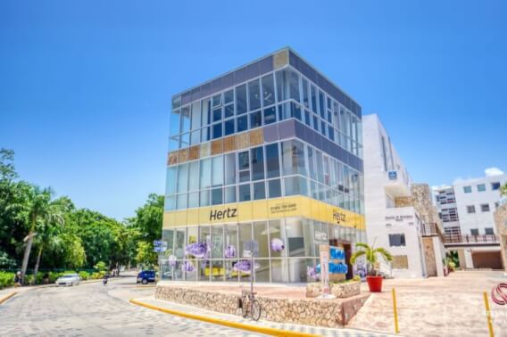 3 commercial premises on corner within a commercial plaza next to Playacar, near Fifth Avenue for sa