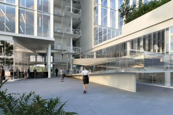 Oficina en venta en nuevo centro urbano Playa del Carmen, amenidades.