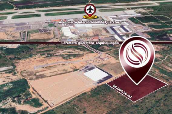 5.8 Hect&aacute;reas uso de suelo comercial, frente al Aeropuerto de Quer&eacute;taro