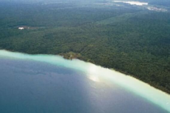Lagoon front Hectares for sale in Bacalar, 456 meters of lagoon frontage, 8 rooms per hectare