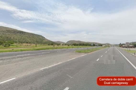 7 Hectareas de Predio rústico cerril, sobre carretera, 450 pesos por m2, carretera 57, San Luis Poto