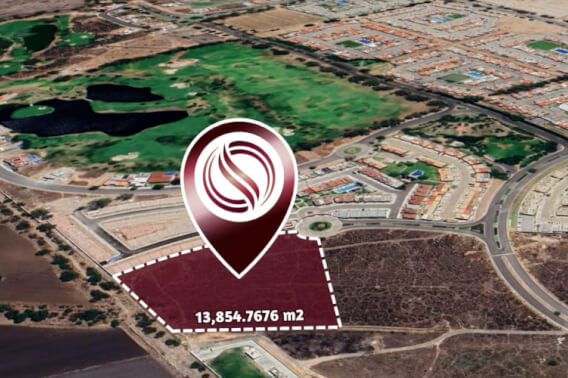 Lote de 13,854 m&sup2; en comunidad cerrada con campo de golf, en venta, San Miguel de Allende.