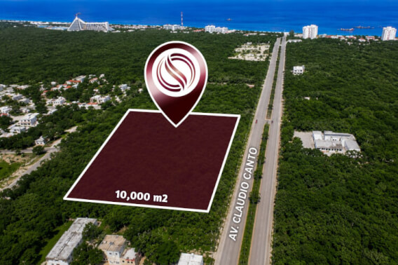 Lote mixto de 10,000 m2 a 800 metros de Puerta Maya, en venta