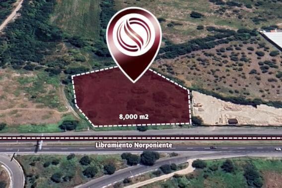 Lote uso de suelo Comercial, sobre el libramiento Norponiente, venta, Quer&eacute;taro.