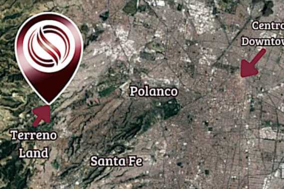 Commercial macro lot 5,702 m2, in community with golf course, for sale State of Mexico.