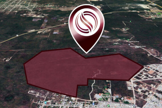 Macrolote de 229,053 m2 por fraccionamiento X Corazon, Valladolid.