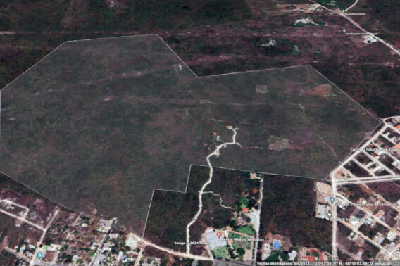 Macrolote de 233,650 m2 por fraccionamiento X Corazon, Valladolid.