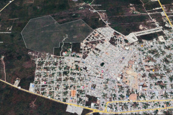 Macrolote de 290,712 m2 por fraccionamiento X Corazon, Valladolid.