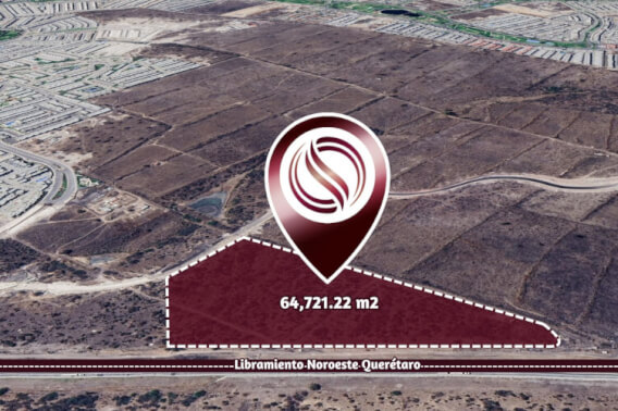 Macrolote de&nbsp; 64,721 m2 en comunidad cerrada, en venta, El Marqu&eacute;s, Quer&eacute;taro