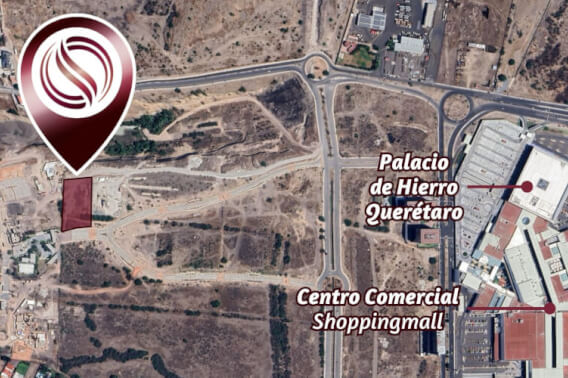 Macrolote habitacional de 6,493 m2 en venta, Jurica, Querétaro.