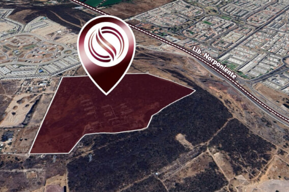 Macrolote Industrial cerca de Obrajuelo, lim&iacute;trofe Quer&eacute;taro, Guanajuato