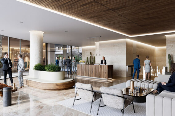 Oficina con terraza panor&aacute;mica y parque central en venta