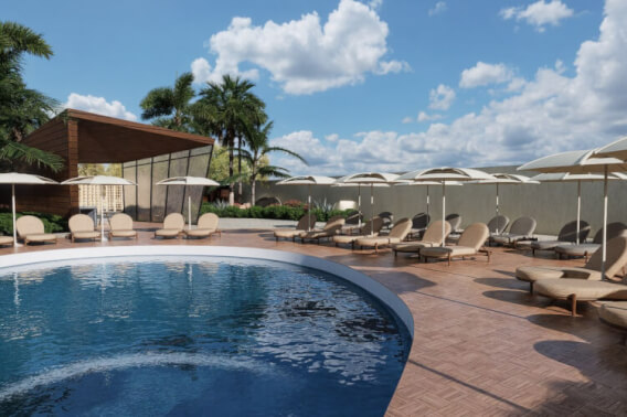Terreno a pasos del mar con club de playa, uso de alta densidad, venta, Mahahual